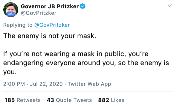 Sounds like his August rhetoric, right? Strikes me as odd that a man of the Gov’s cultural/religious background would resort to flagrant scapegoating.What exactly is he protecting - and why?3/*