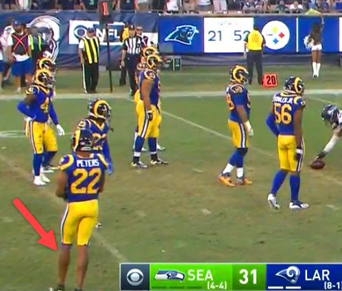 LMAOOO Marcus Peters is a criminal
