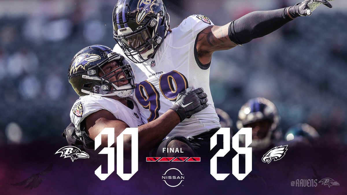 Ravens's tweet image. Got the W. 

We're 5-1 on the year‼️