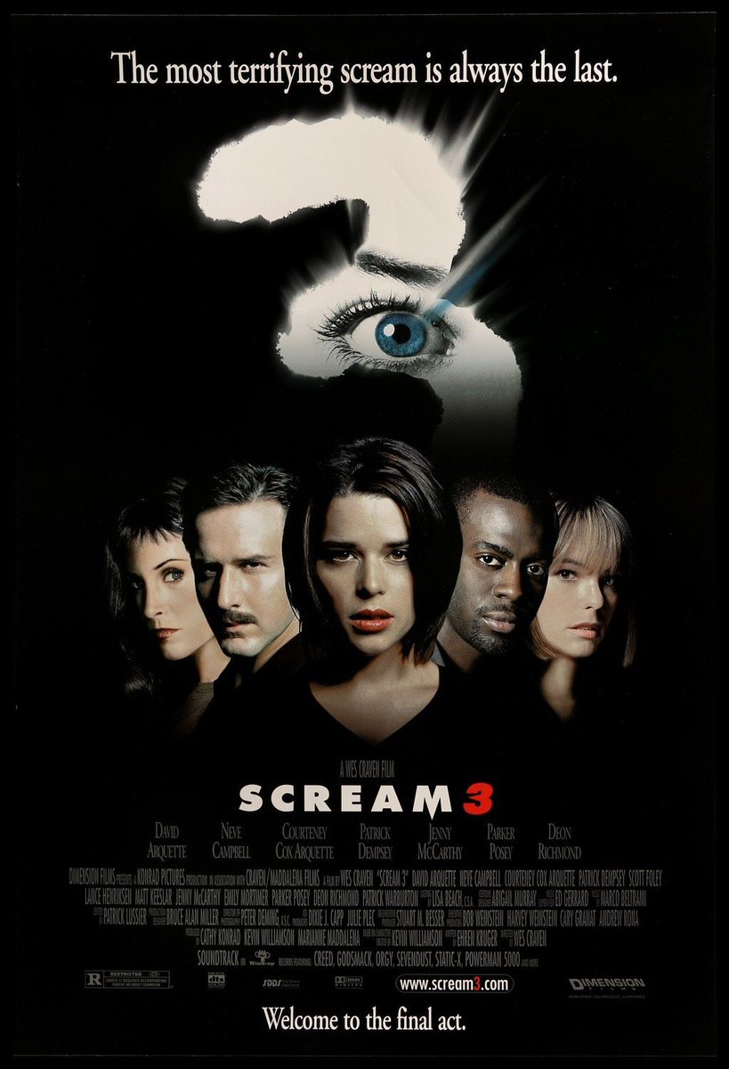 Scream 3 Official Poster 
