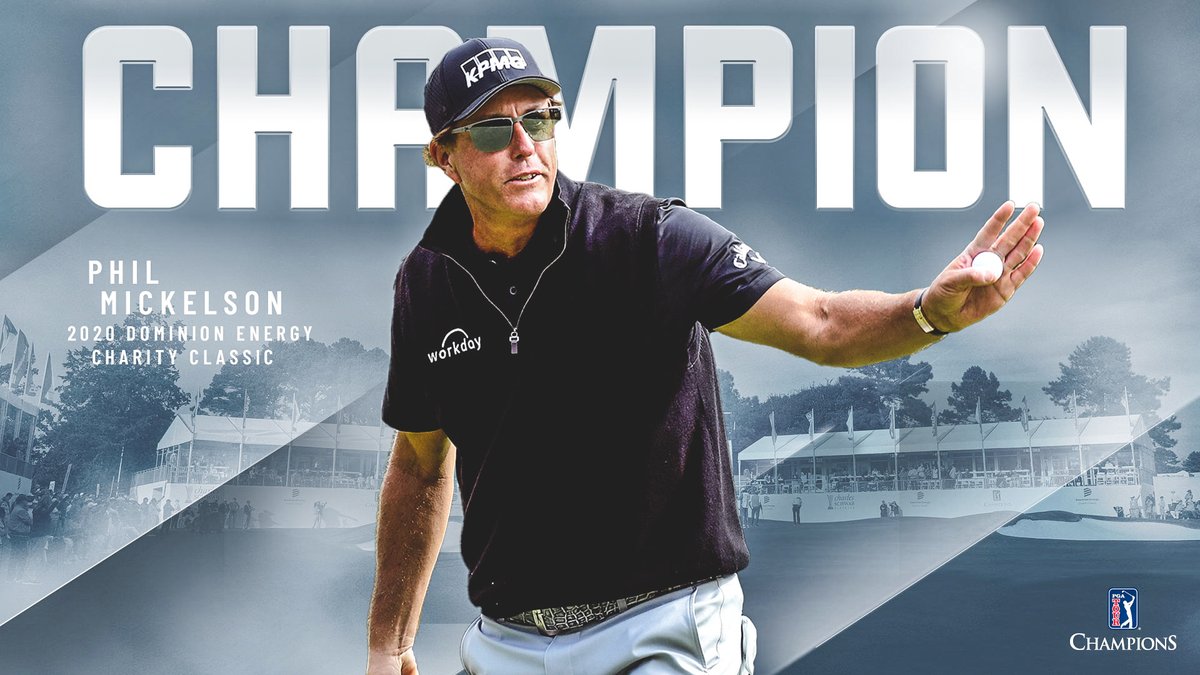 🏆🏆 <a href="/PhilMickelson/">Phil Mickelson</a> captures another one!

Lefty cards a 65 to win @DECCGolf.