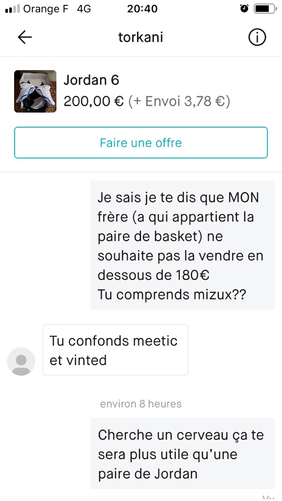 LebelleSam's tweet photo. @bestofvintedfr 
Bref la paire est toujours en vente https://t.co/WLQFfQppfm