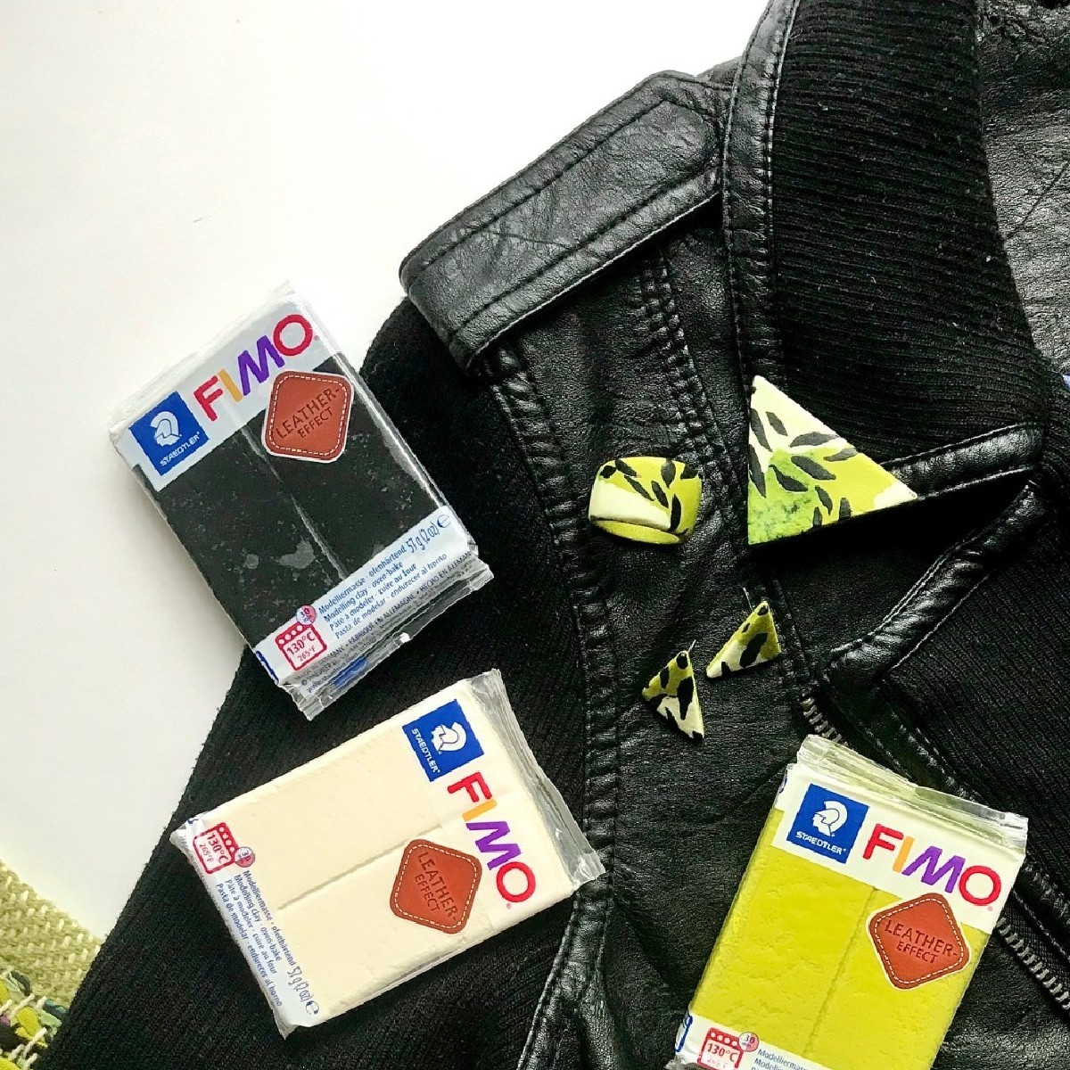 📣GIVEAWAY📣 Designer, Mariel, has not only designed these earrings using the new FIMO leather-effect oven-bake clay but she’s also hosting a GIVEAWAY! Check out fb.staedtler.com/HeyitsMariel for details on how to enter the giveaway before Monday, October 19th at 8pm central time.