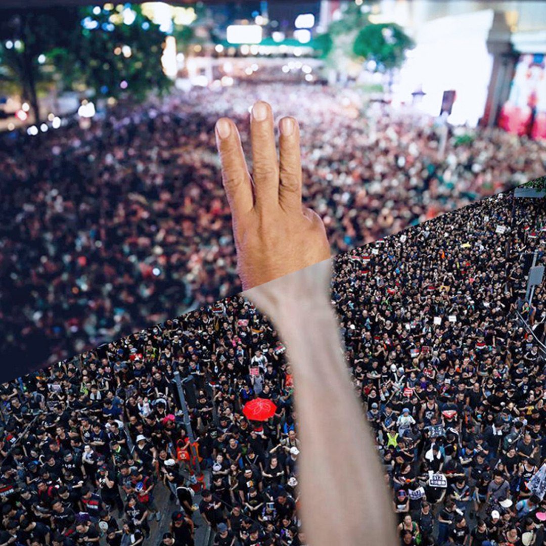 The #FightForFreedom is never  easy but we persevere because it is worth it.

We see you and we #StandWithThailand 

#MilkTeaAlliance
 #WhatIsHappeningInThailand