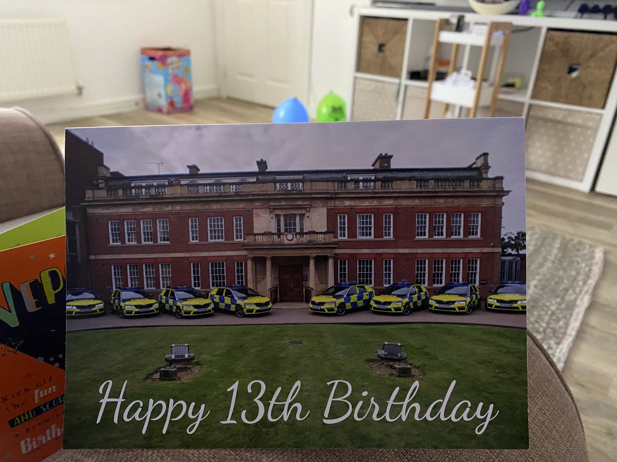 CameronD2007's tweet image. Thank you so much @ChInspNorpol and team. It means a lot. Even police dog Koda wished me happy birthday 😍