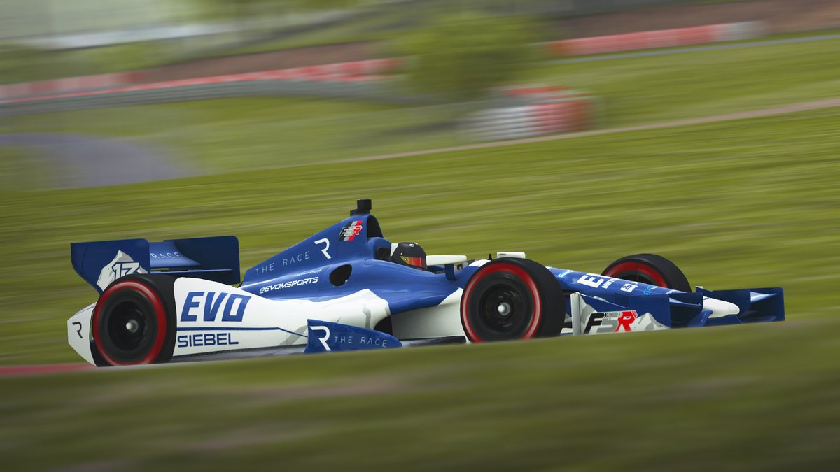 Time for <a href="/wearetherace/">The Race</a> IndyPro by <a href="/FSR_esports/">Formula-SimRacing</a> Round 4 at Virginia; Currently tied championship leader, we will try to go for another strong result tonight. Challenging but rewarding car/track combination! ✌️

Tune in live from 20:40 CEST on! 👇

📺: youtu.be/QhWP1BXV6Fk
