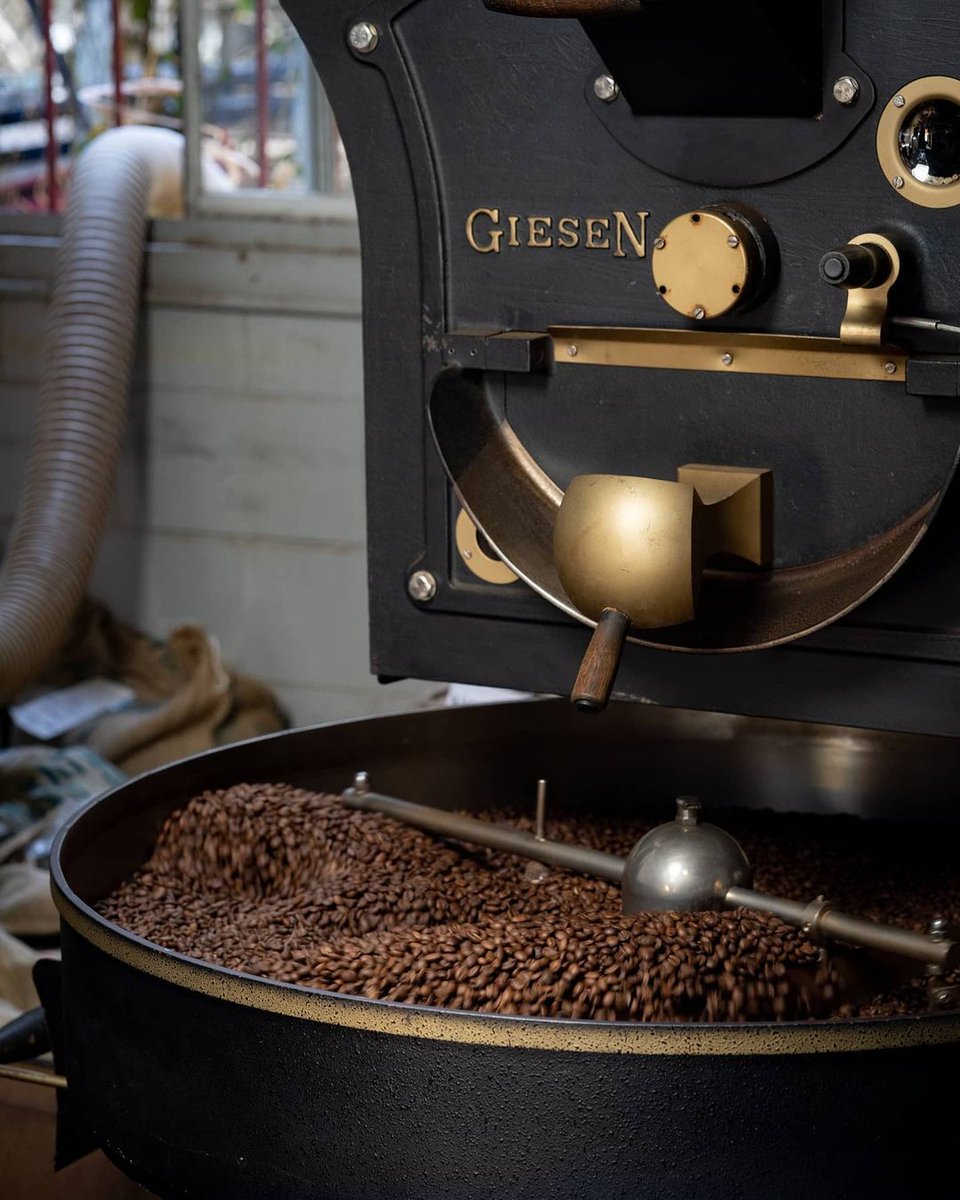 Freshly roasted coffee beans 🔥 

📷  Black Sheep Coffee Brisbane