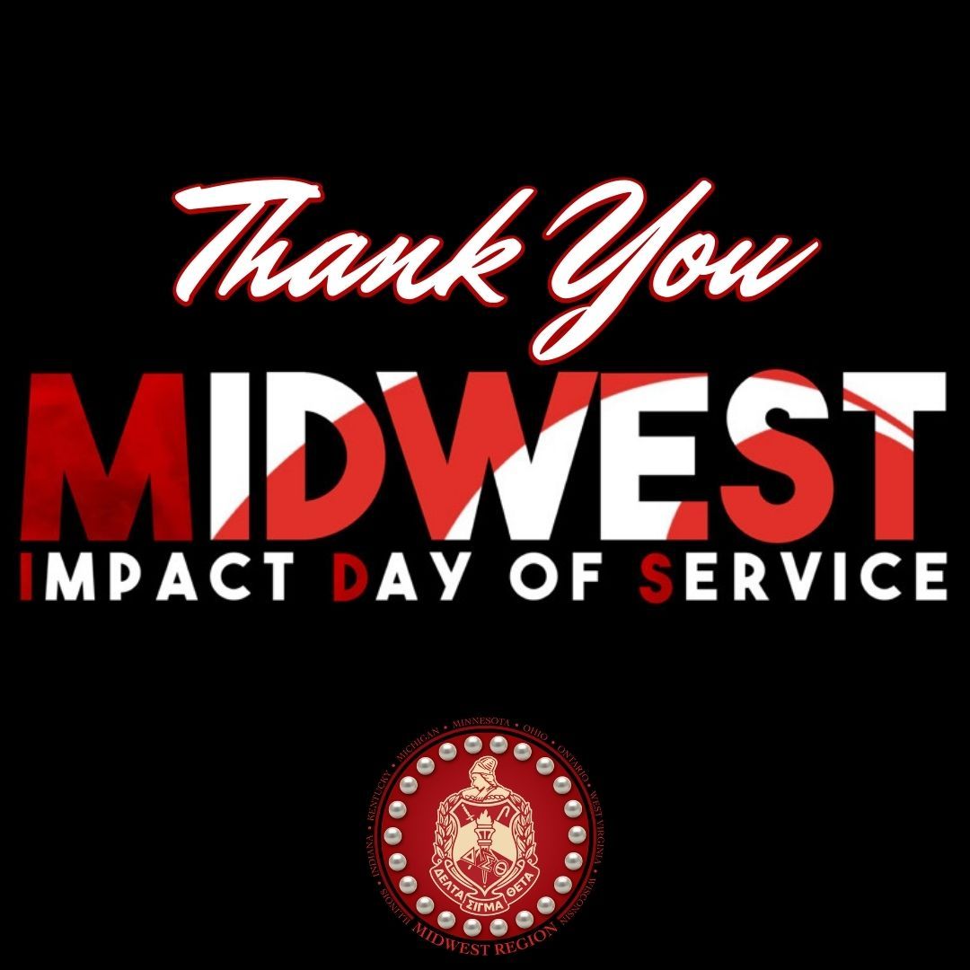 DST1913Midwest's tweet photo. THANK YOU to all the Midwest Region chapters, Sorors, and community partners who made out 2020 Midwest Impact Day of Service (MIDS) an OVERWHELMING success by providing services to the essential workers throughout the region.
#DSTMIDS2020
#DSTMIDWEST https://t.co/ddu6SbRO7x