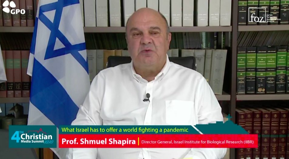 GPOIsrael's tweet photo. Prof. Shmuel Shapira, head of the Israel Institute for Biological Research: We created our coronavirus vaccine, we examined it on different animal species, we measured efficacy and safety, and after long months of work we started experiencing it on humans.
#cms2020 #cmsisrael https://t.co/mp4HlmKrn6