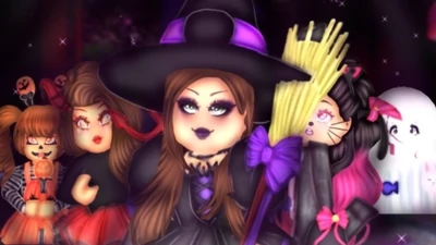 Mafalda3p0rbx's tweet photo. Recreating Royale High Thumbnails in 2020 Part 7!🎃💜

Probably the most difficult one until now but I'm happy with the result hehe

Tysm @spxrkle_dust, @AngelicZoee, @lazycookie20092 and @DarkiieKun for helping me with this one! 🖤

#rhtc #royalehigh #roblox 
Edit by @.synani https://t.co/hkANMZe76K