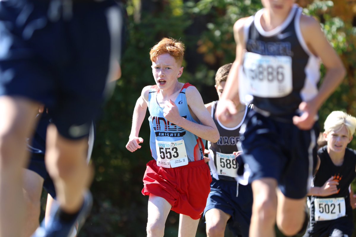 Kings Junior High Girls raced to 2nd place in cross country at ECC!  Boys finished 5th.  Both teams combined for 21 season personal records!   Coach Bender and I are so proud! @Kings_XC_TF <a href="/KJHKnights/">Kings Junior High</a>