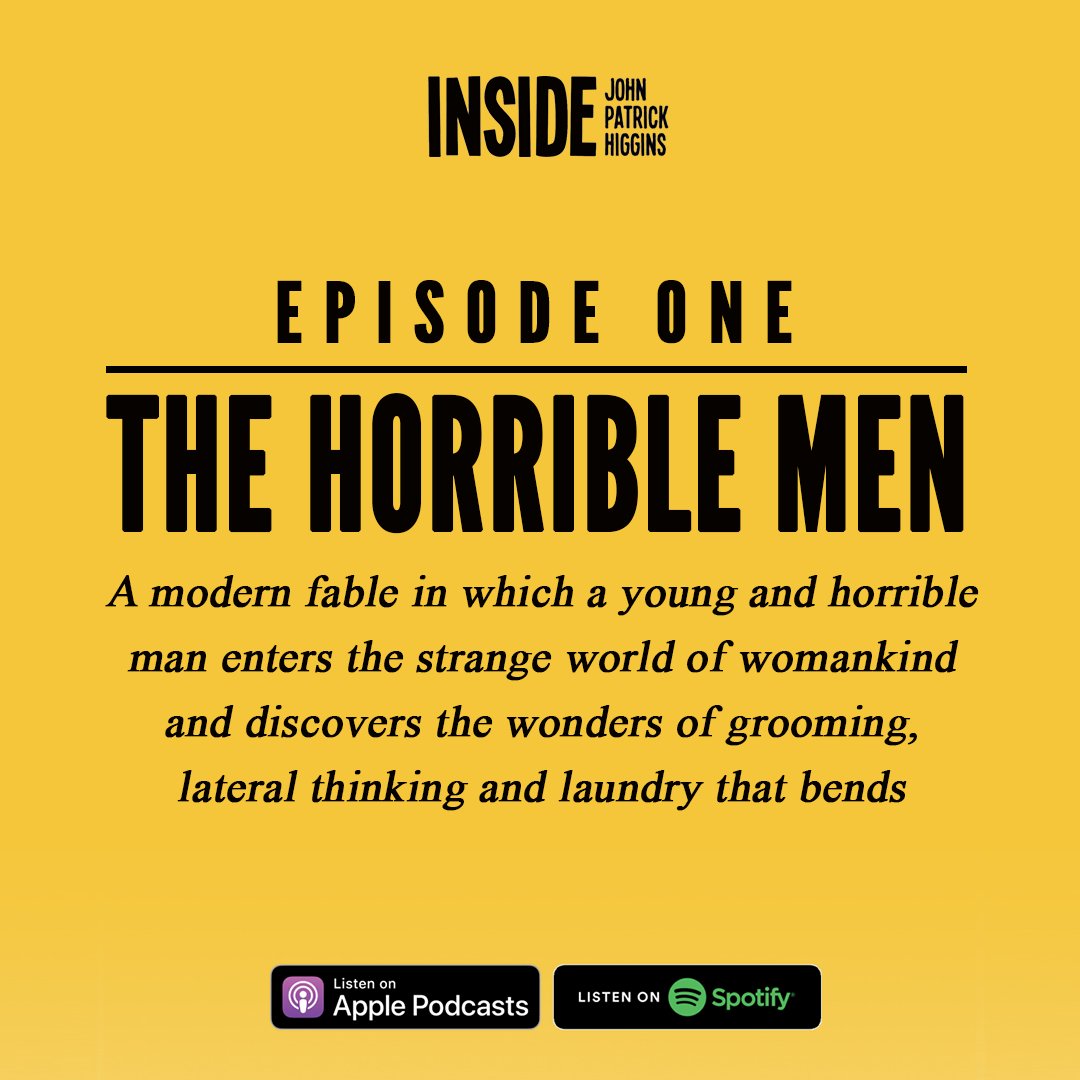 InsideJPH's tweet photo. The whole podcast is available, so why not start at the beginning...  

Episode One - The Horrible Men 

https://t.co/hXvytb2e4F 🎧 https://t.co/kU7dqDG2ph