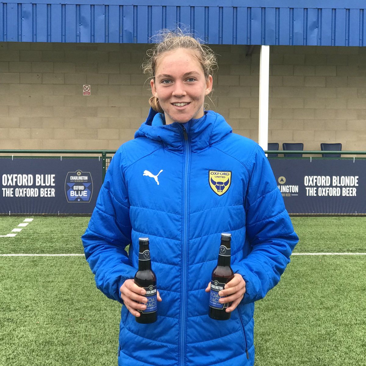 OfficialOUWFC's tweet photo. 𝗣𝗟𝗔𝗬𝗘𝗥 𝗢𝗙 𝗧𝗛𝗘 𝗠𝗔𝗧𝗖𝗛 𝗦𝗣𝗢𝗡𝗦𝗢𝗥𝗘𝗗 𝗕𝗬 @Chadbrewery 🍻

Congratulations to Georgia Brown for winning today’s award, scoring her first goal for the club in today’s win 🥳

#OUWFC | #UnitedByBelief https://t.co/fGa03lT2HR