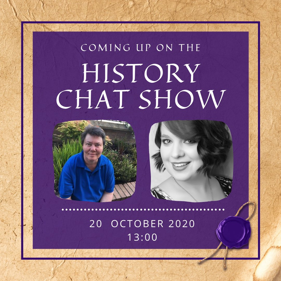 I’m Delighted to announce that I’m going on a Live History Chat show with Tiana @historietteUK this coming Tuesday! We’re going to be talking all things history. Follow her on Instagram and tune in 1pm UK time. Exciting!! ⏳👑🏰
 #history #historychat #interview