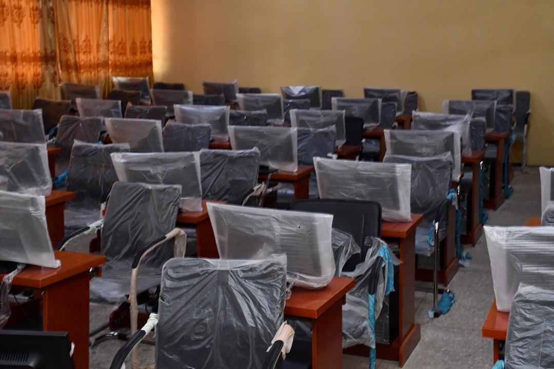 anonAUNTY's tweet photo. The MD of the Commission inspected the ICT training unit at the State Education Resource Center Gombe State. https://t.co/tmBT2hLD42