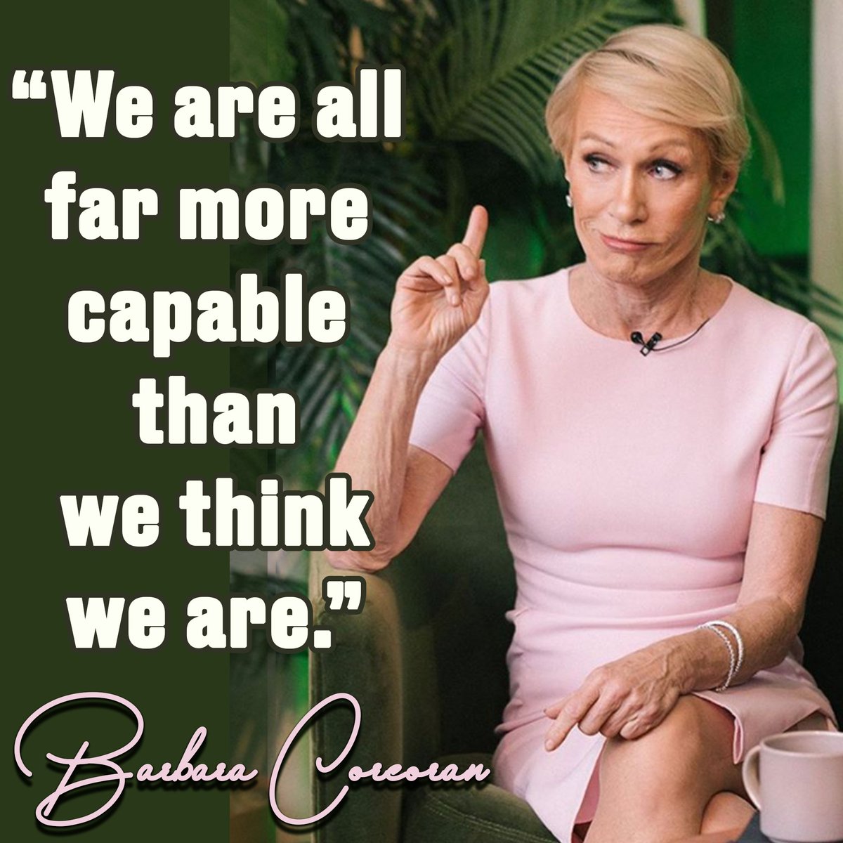 BarbaraCorcoran's tweet image. Sometimes your worst enemy can be yourself. Reprogram your brain with positive ideas and thoughts to replace the negative self-talk.