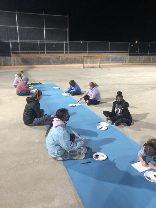 GGCOrangeville's tweet photo. 3rd #Orangeville #Pathfinders getting creative this past week! #ExperimentandCreate #ArtStudio #paintnight @girlguidesonnv https://t.co/hkpMLb4ROs