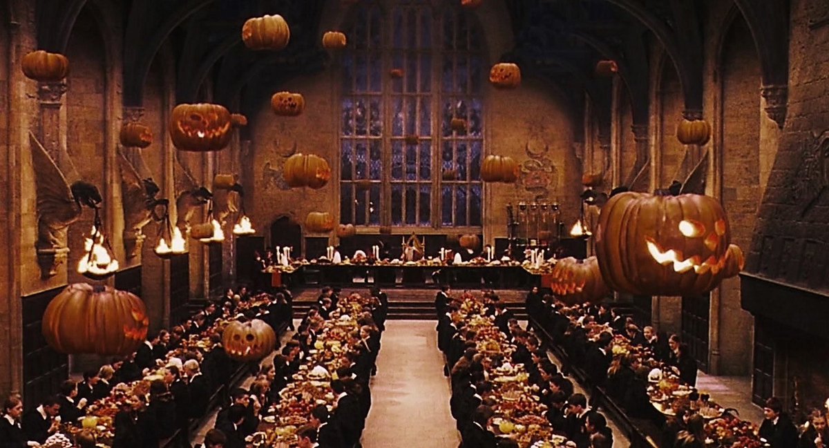 Spooky season en Hogwarts. No digas nada, sólo haz RT 🎃