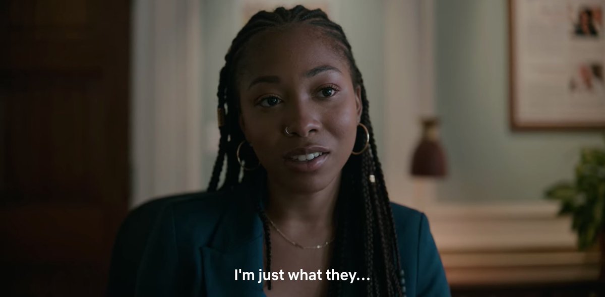 Dom’s interview scene is fantastic because of Odley Jean’s talent. It’s interesting to see great writing here when  #GrandArmy creator Katie Cappiello bullied the POC writers.. How she used black women’s perspective to her advantage instead of listening to black writers is gross