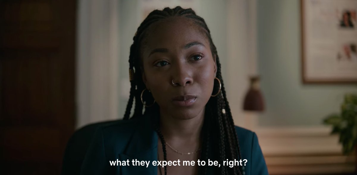 Dom’s interview scene is fantastic because of Odley Jean’s talent. It’s interesting to see great writing here when  #GrandArmy creator Katie Cappiello bullied the POC writers.. How she used black women’s perspective to her advantage instead of listening to black writers is gross