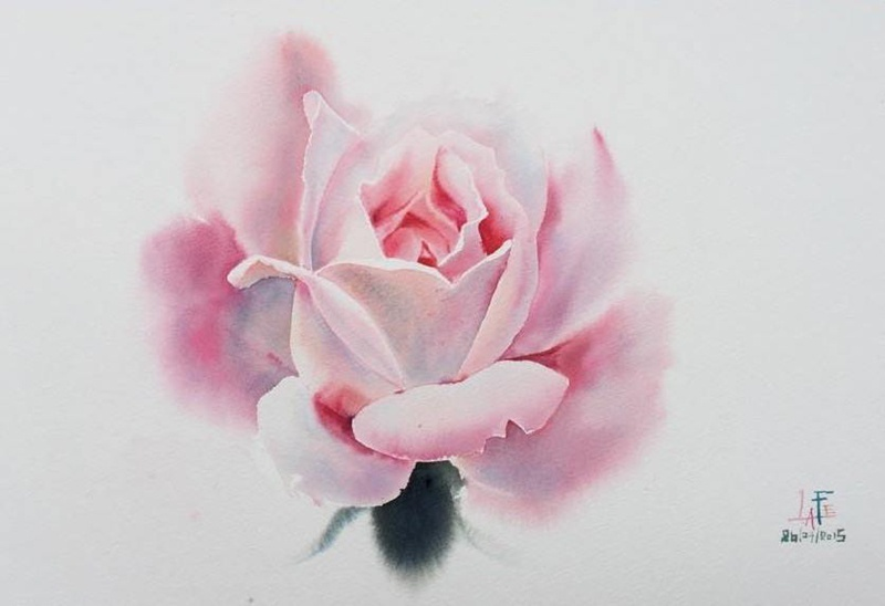 PaintingColleg's tweet photo. From Thai watercolor painter Sattha Homsawat https://t.co/aKoBzdeTvD