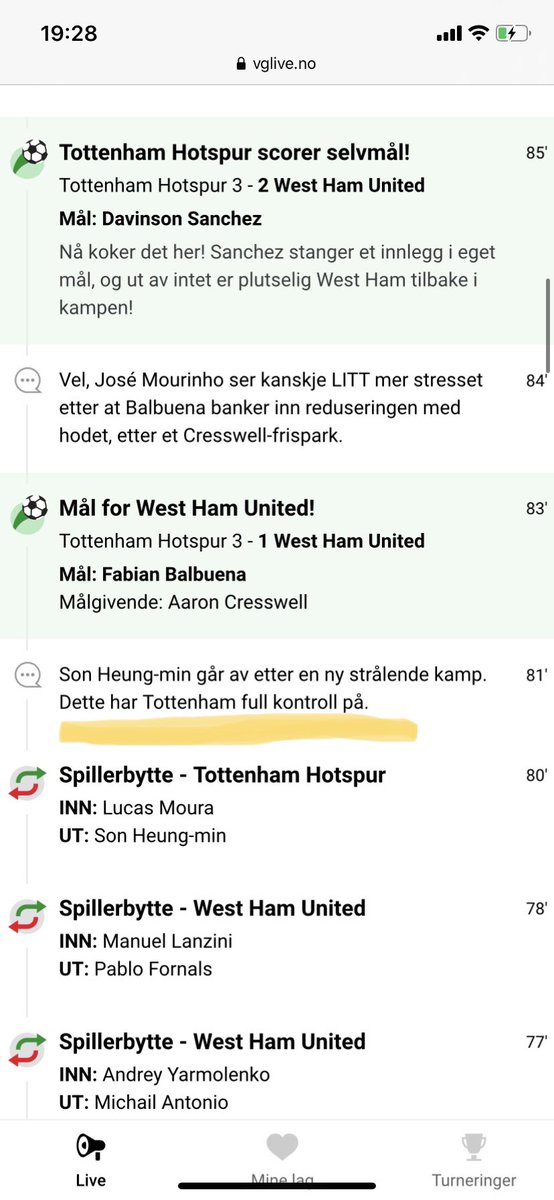 Ingen kamper er avgjort før det blåses i fløyta😂😬 #TOTWHU