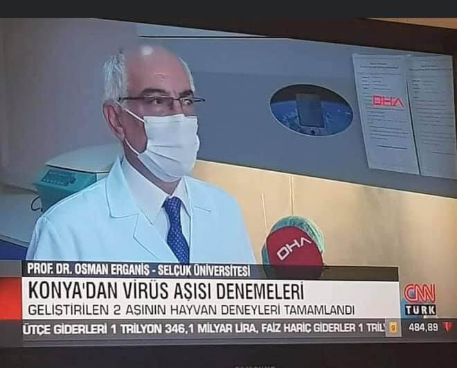 konyavho's tweet photo. “VETERİNER HEKİMLİK İNSANLIK İÇİNDİR”
BİR AŞI MÜJDESİ DE KONYA’DAN
-“SARS COV-2” virüsü için geliştirilen iki aşı,hayvan deneyleri aşamalarından başarıyla geçti. Prof.Dr.Osman ERGANİŞ hocamızı ve ekibini,insanlık adına faydalı bu çalışmalarından ötürü tebrik ediyoruz. https://t.co/mTiisIWA2L