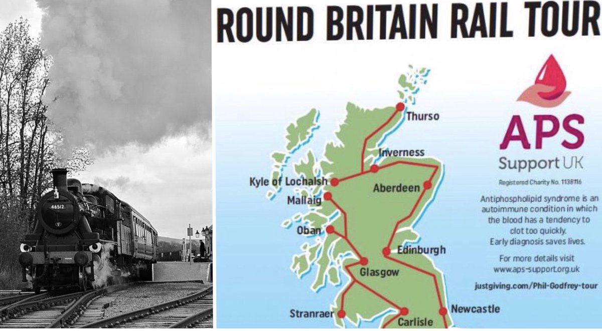 WestFifeRotary's tweet photo. This Tuesday’s guest speaker on Zoom is Phil Godfrey talking about his Round Britain Rail Tour, guests welcome email info@rcwf.co.uk to obtain an invite.
#APSsupport #RotaryinScotland #District1010
#WestFife https://t.co/HeSUaE7t9q