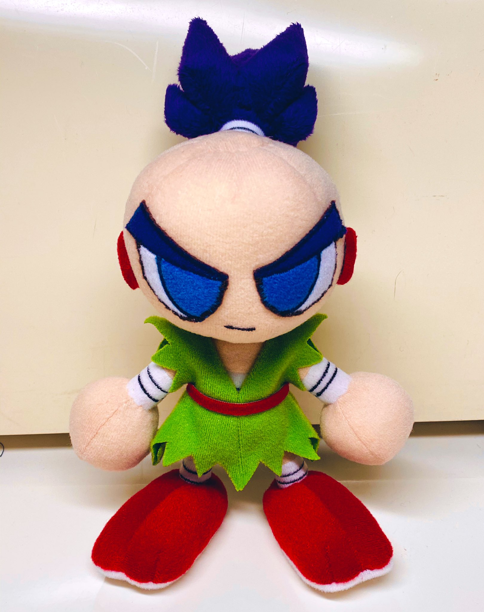 擦郎 がんばれゴエモンシリーズのサスケくんのぬいぐるみを作りました それなりに可動と自立します