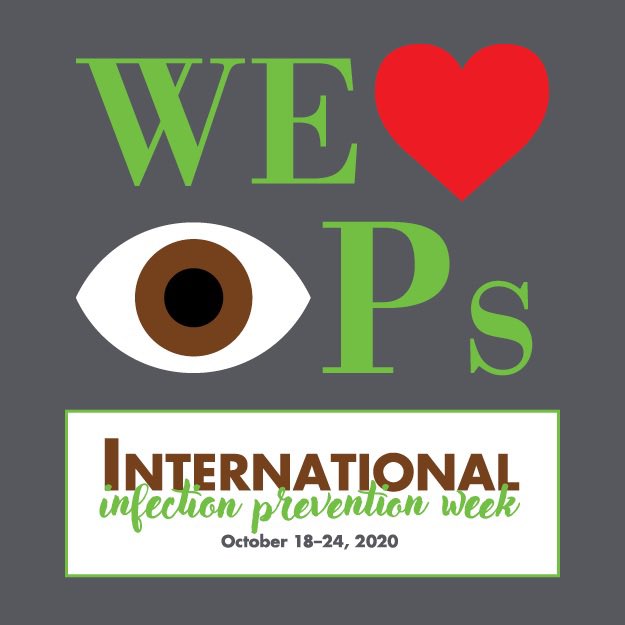International Infection Prevention Week (#IIPW) 2020 is finally here! We've asked our association friends, healthcare partners &amp; the public to join us in celebrating IPs. Get involved: professionals.site.apic.org.        #WeLoveIPs #IIPW2020