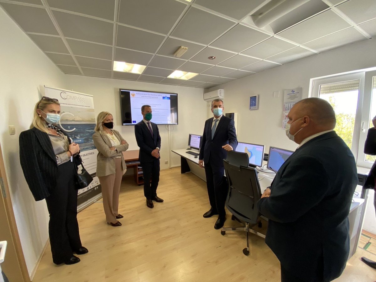 kapidani's tweet photo. On behalf of @msdmontenegro, it was a great pleasure to present to @MZakonjsek, director of @EUWB6_TCT, #research &amp; #innovation projects: @andromeda_h2020, #COMPASS2020, @respond_a, @ePIcenter_EU and @effector_h2020 

#H2020, #maritime #policymakers #ePIcenterproject https://t.co/7AtOZRRSGK