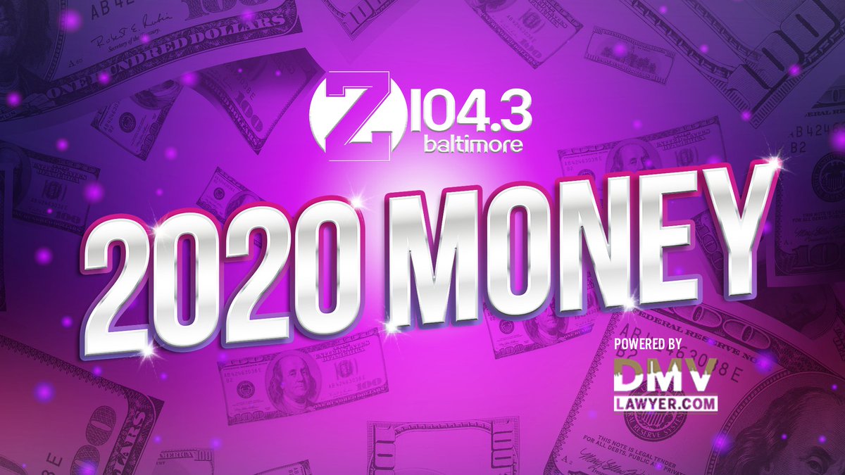 Z1043's tweet photo. What kind of fun purchase would you make with $1,000?! 💸💰 Listen in all day for the keyword to text for your chance to win $1,000 in #2020Money & that money could be yours thanks to DMV Lawyer! https://t.co/f5BlWSDIrf https://t.co/78ABEqzehp