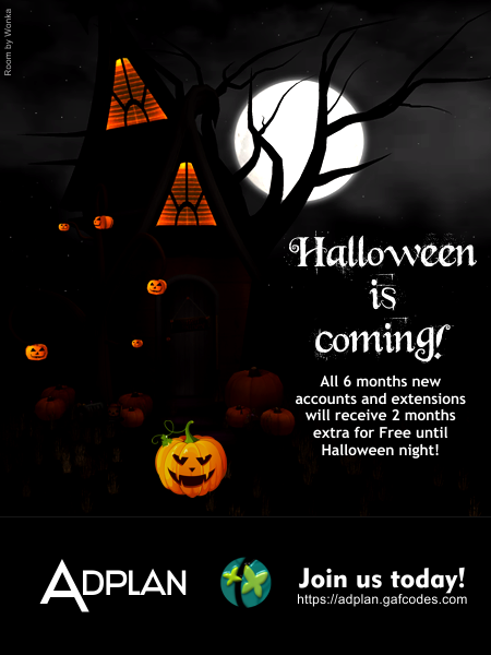 gaf210vu's tweet photo. . #HALLOWEEN #SALE https://t.co/skLRCwIxjM Giving away free boosts to #Adplan extensions and new accounts until #Halloween2020 !! 🎃🎃🎃 https://t.co/DnjO3muKuz