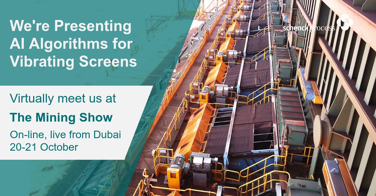 qlargroup's tweet photo. #mineralprocessors, we're at the 'virtual' #miningshow this week, live from #dubai 20-21-Oct, where we'll be presenting AI algorithms for #VibratingMachines (see agenda for local time https://t.co/KqeQETCkUr). To meet us on-line, REGISTER FREE https://t.co/dDtnokOBkm https://t.co/pDbyaQXK3e