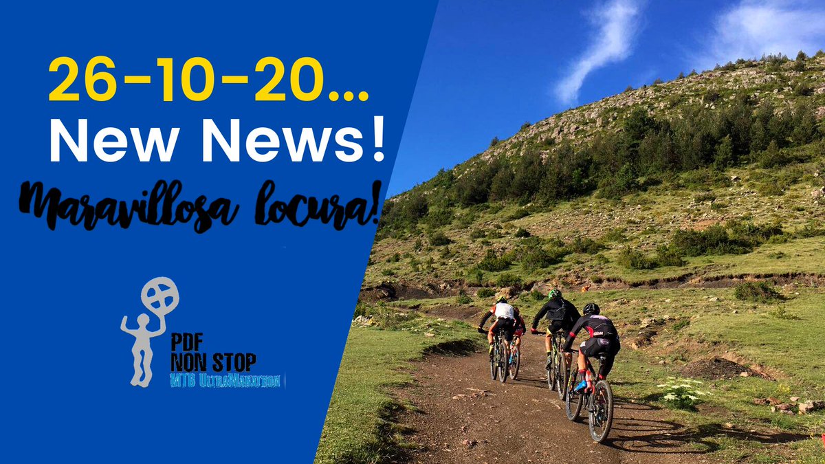 Simplement... el proper dilluns 26 d'octubre us anunciarem notícies importants!

-----

Simplemente...el próximo lunes 26 de octubre os anunciaremos noticias importantes!

-----

Simply... Next Monday October 26 we will announce important new news !

#PedalsdeFocNonStop