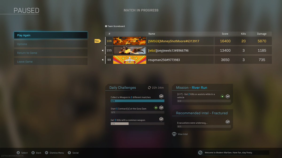 ApexMsg's tweet image. Had my career high in kills last night!! #cod #CallOfDuty #warzone #twitch #Xbox #viral #twitchstreamer #PathToAffiliate