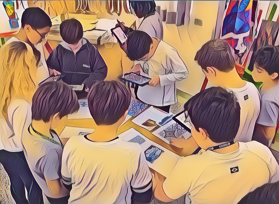 Tecnologia Apple. Recurso, criatividade, aplicativos... resultados fantástico!!!! Amo fazer parte de tudo isso! ❤️ 
#AppleEDU #AppleEDUchatBR #EveryoneCanCreate