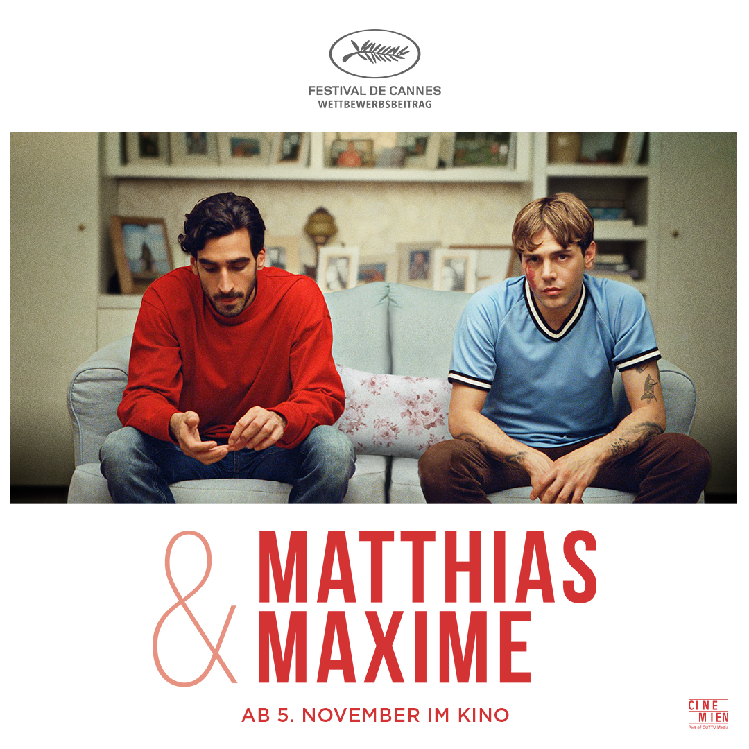 Xavier Dolans MATTHIAS &amp; MAXIME startet am 5. November in den deutschen Kinos!

Eine aktuelle Kinoliste gibt es hier: bit.ly/2V9kkSS

#xavierdolan #cinema #kinozeit #kino #staysafe #november #arthouse #kiss #kuss #love #queer #gay #schwul #pride #canada #cinemien