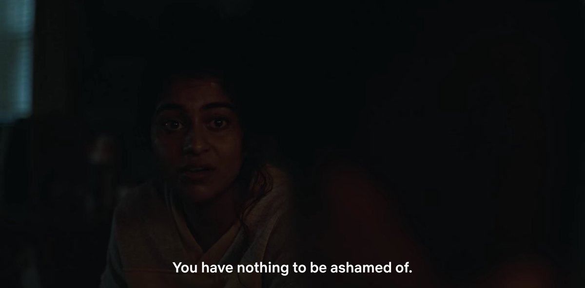 Whoever was in charge of lighting failed here. There are ways of lighting Black and Brown actors in scenes that need to be dark! This doesn’t do justice to the acting. I’m happy that Sid had Meera to talk to after he was outed. She’s a great sister, take notes others.  #GrandArmy