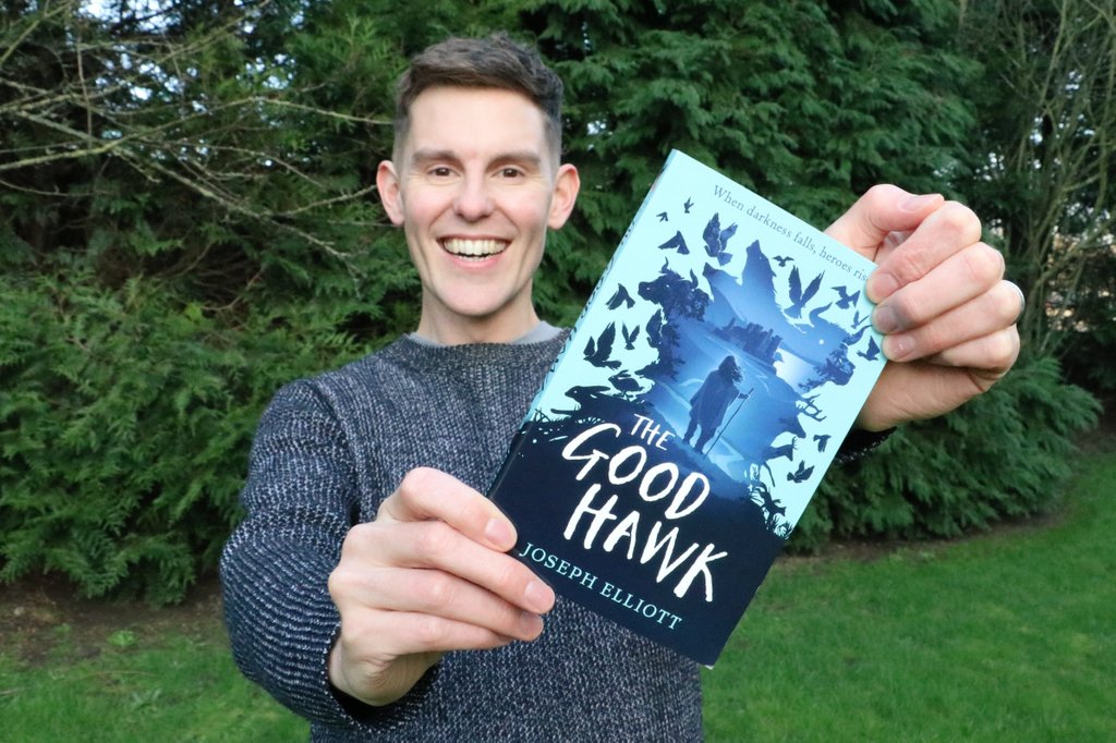 frankcottrell_b's tweet photo. The Good Hawk is a TERRIFIC, swashbuckling read. You can see me and  @joseph_elliott about the Hebrides, heroes with Downs Syndrome and how to pronounce the Gallic on the neverending kidslit festival that is my instagram ....

https://t.co/JAiLqzDBBP https://t.co/whqZiisRhx