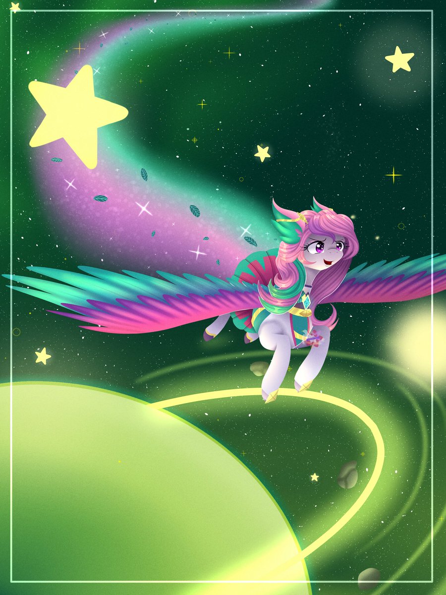 Bloomydia's tweet photo. I refuse to draw anything else than space.

#ponyart #ponyoc #digitalart https://t.co/3f3aCwDYnJ