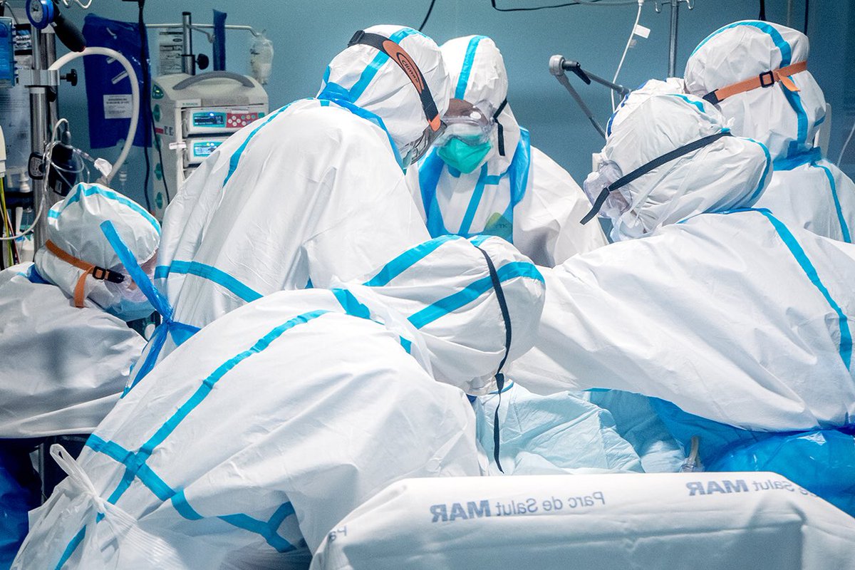 Hoy el 78% de las camas teoricas y habituales de la UCI/UCC del Hospital del Mar de Barcelona estan ocupados por pacientes Covid19 muy graves. No es ninguna broma! Va de vidas!! <a href="/mar_uci/">UCIMar</a> <a href="/hospitaldelmar/">Hospital del Mar</a> @imimat <a href="/SOCMIC/">SOCMIC</a>