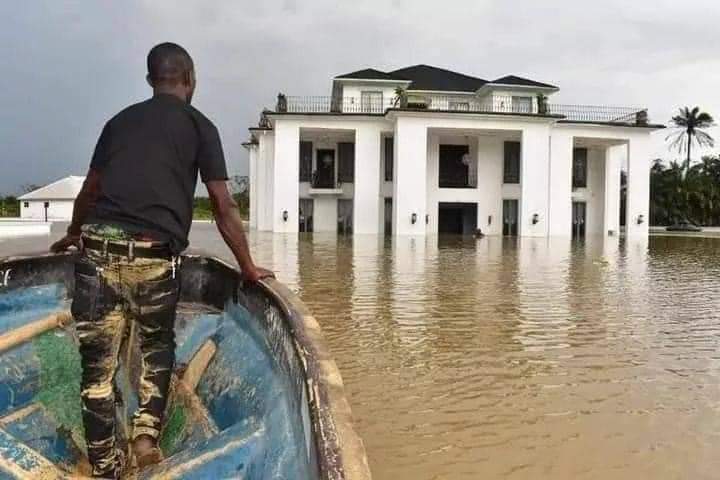 IloyeItode's tweet photo. Flood swallows Delta State deputy speaker’s mansion...When you fail to develop the community, this is what you get https://t.co/zU3G6Ro6Uo