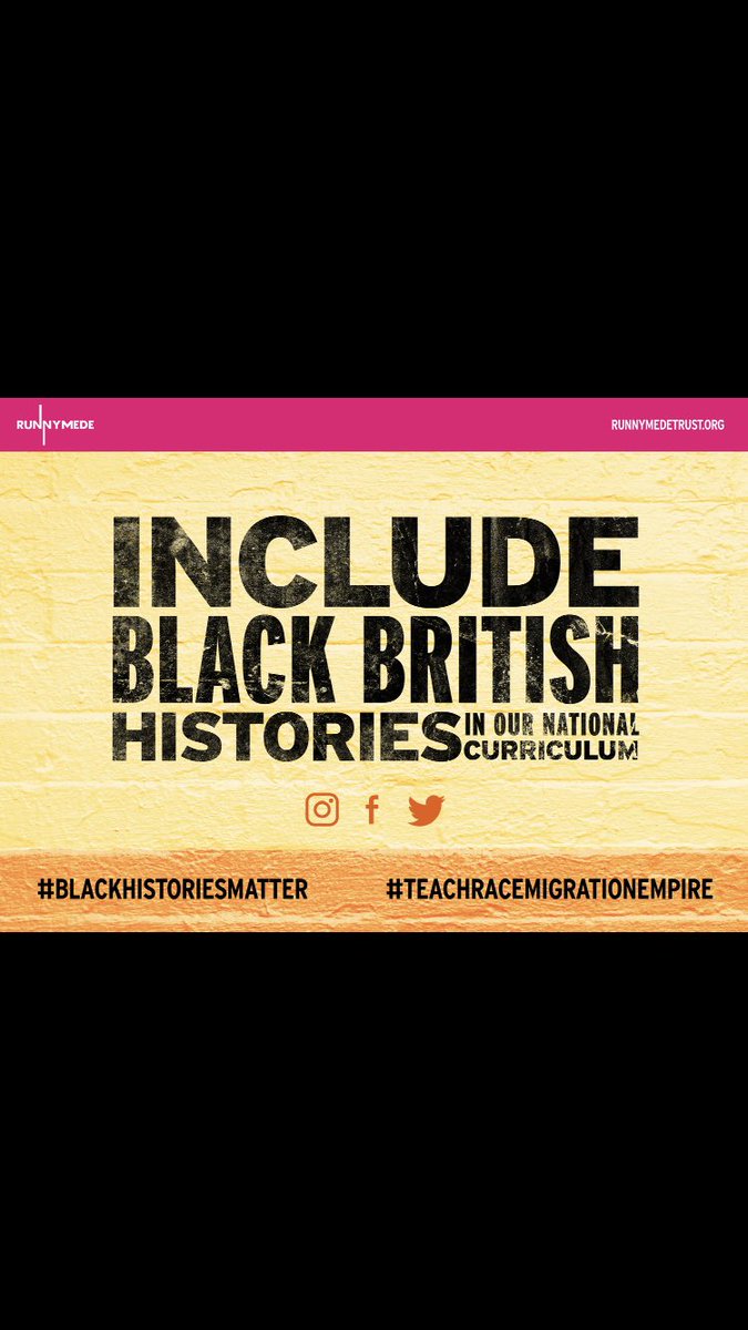 RunnymedeTrust's tweet photo. ⚠️As part of this #BlackHistoryMonth, we are asking all MPs, civil society organisations, individuals and others to support this pledge. In 2020, we should have an accurate and honest teaching of #teachracemigrationempire. These are not radical demands but simple necessities⚠️ https://t.co/acLjIhcvwu