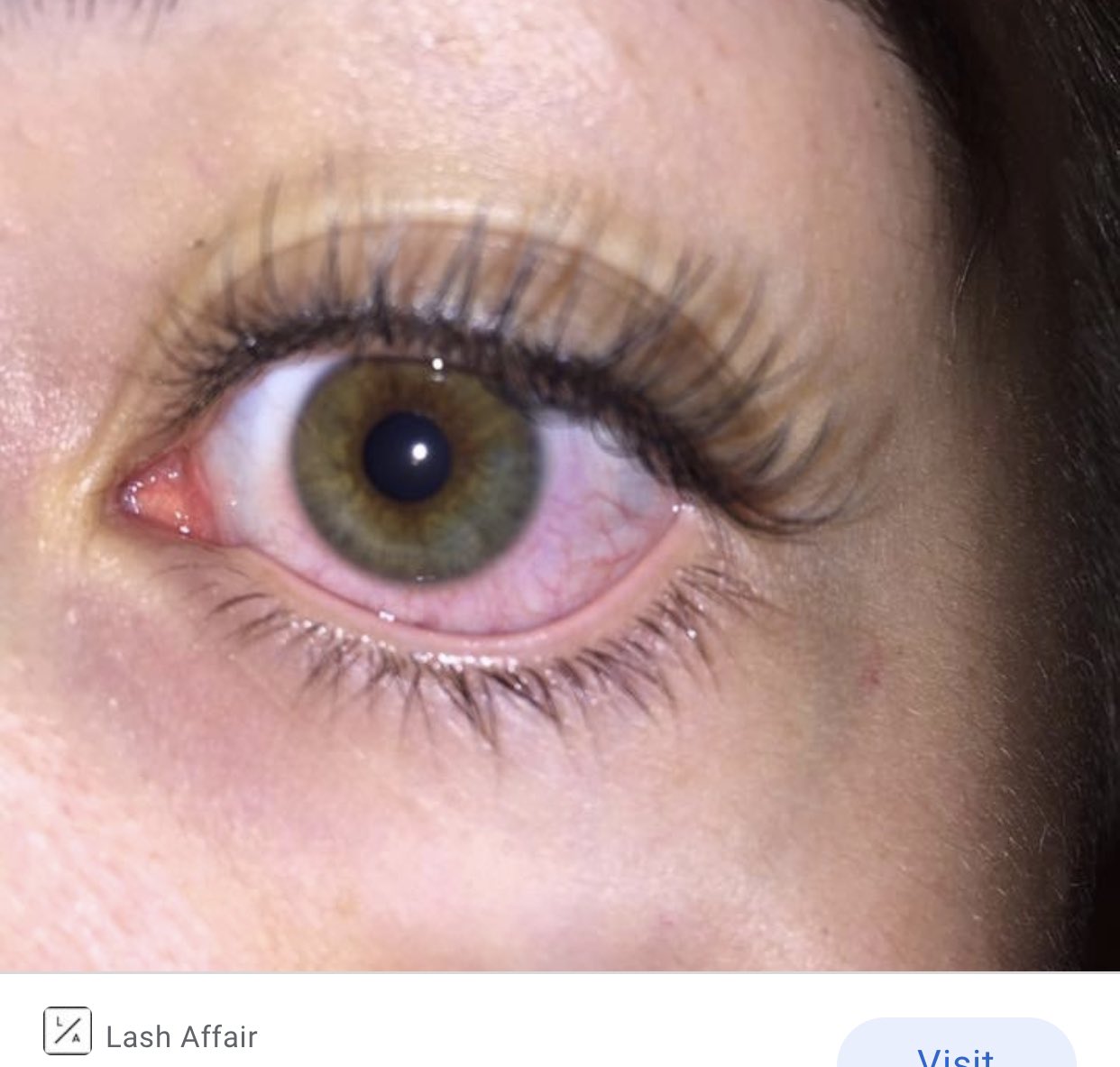 нарощенные ресницы вред для глаз