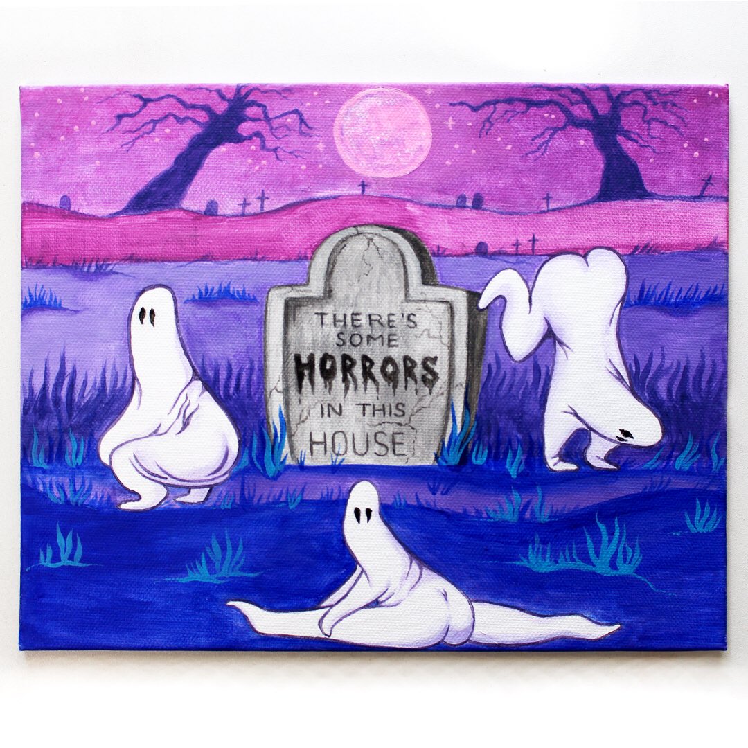 BengalQueenArt's tweet photo. I would like to personally thank @theestallion and @iamcardib for inspiring my latest contemporary piece - I am sure art museums will be calling me any day now 😌💜👻 Prints at https://t.co/rY4aL9UaEl https://t.co/TplACMY7sn