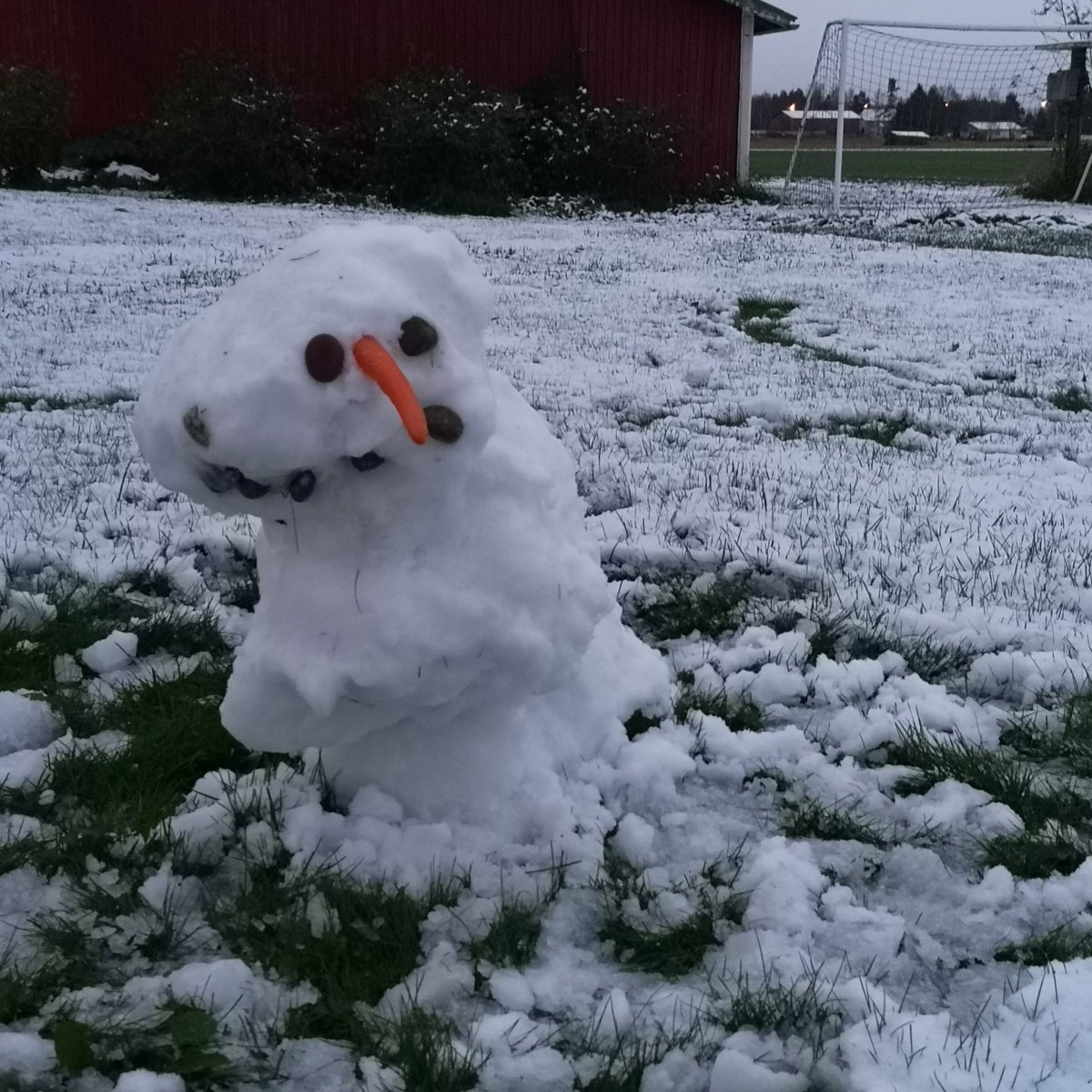 Tänään satoi #ensilumi #pikkuneidinluomus