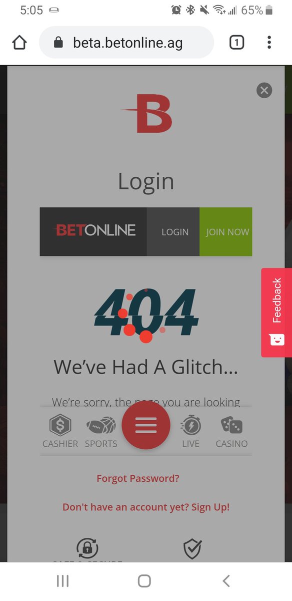 dontl00kback's tweet photo. @betonline_ag This is the issue I'm having https://t.co/blJbIHj2yj