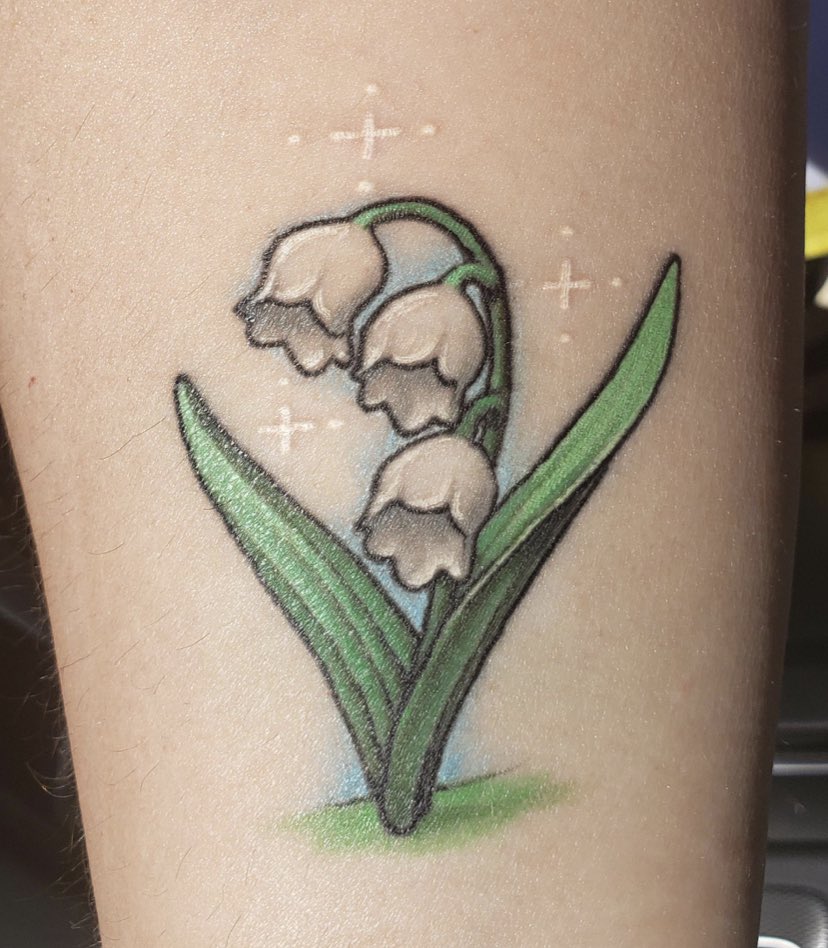 krosscrossing's tweet photo. Next tattoo! What do you think? #lilyofthevalley #animacrossing #Lily #symbolism https://t.co/kXMiCjZ49R