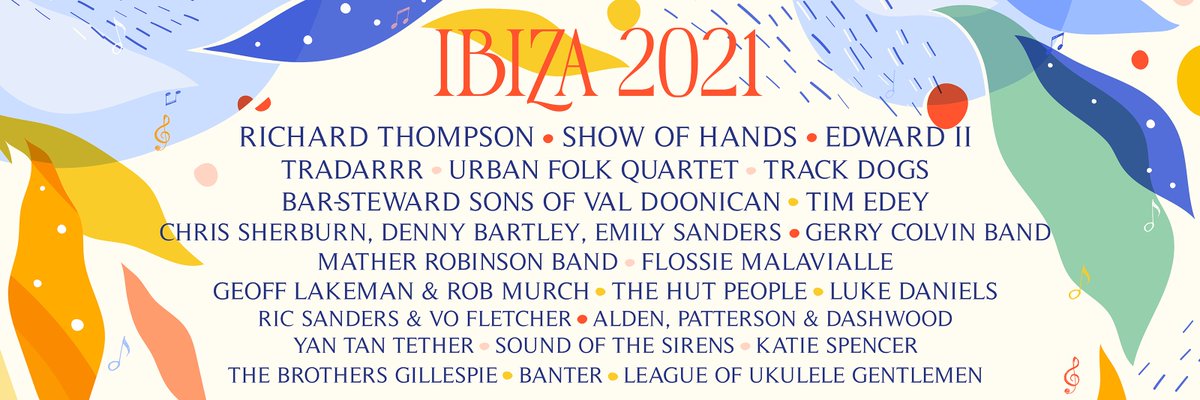 Costa del Folk Ibiza 2021 will be 6 nights of the very best FOLK MUSIC with an amazing line up including @theUFQ And all of this will be happening at the fabulous 4* Seaview Country Club 4* in Port des Torrent, on the beautiful Island of Ibiza. costadelfolk.co.uk
